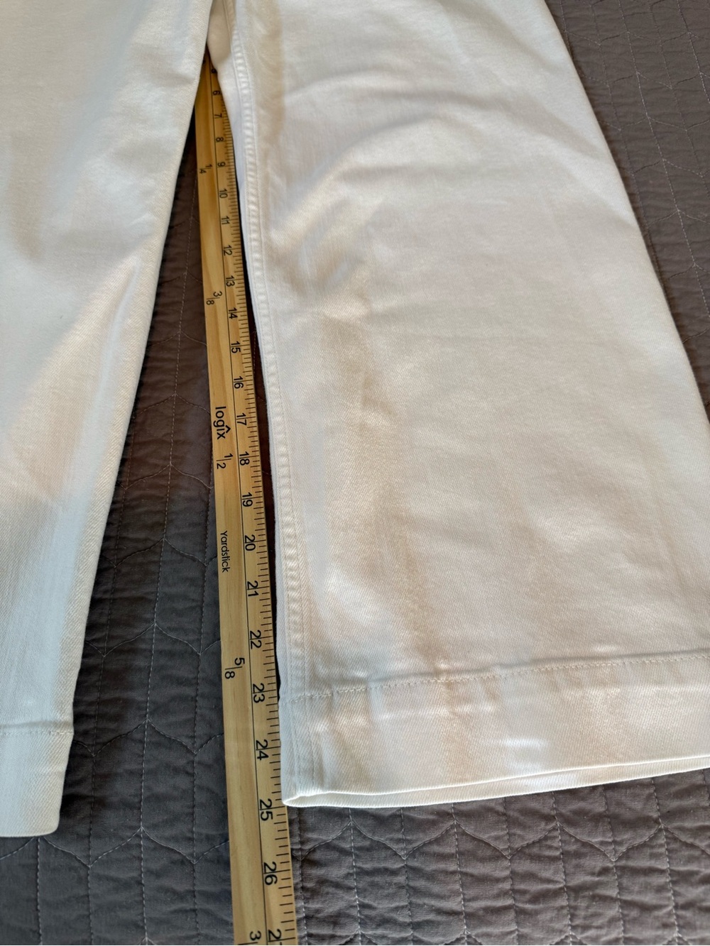 Maeve The Colette White Cropped Wide-Leg Jeans - Picture 11 of 12